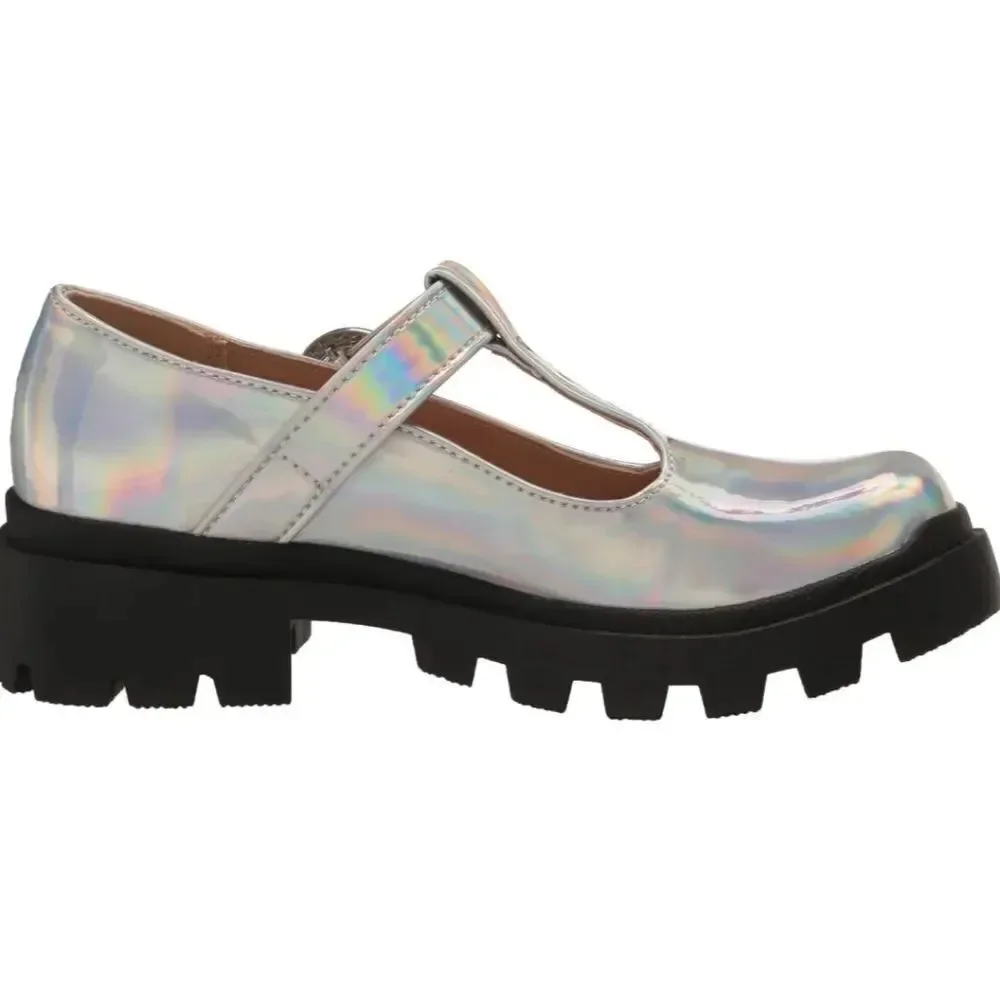 BRAND NEW STEVE MADDEN JSUZEY 954-IRIDESCENT MULTI-COLOR LOAFERS